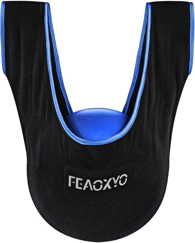FEAOXYO Bowling Ball Polisher Bag, Thickened Microfiber Bowling Seesaw Towel for Bowlers, Large Washable Ball Cleaner Bag, Bowling Shammy Seesaw - Image 1